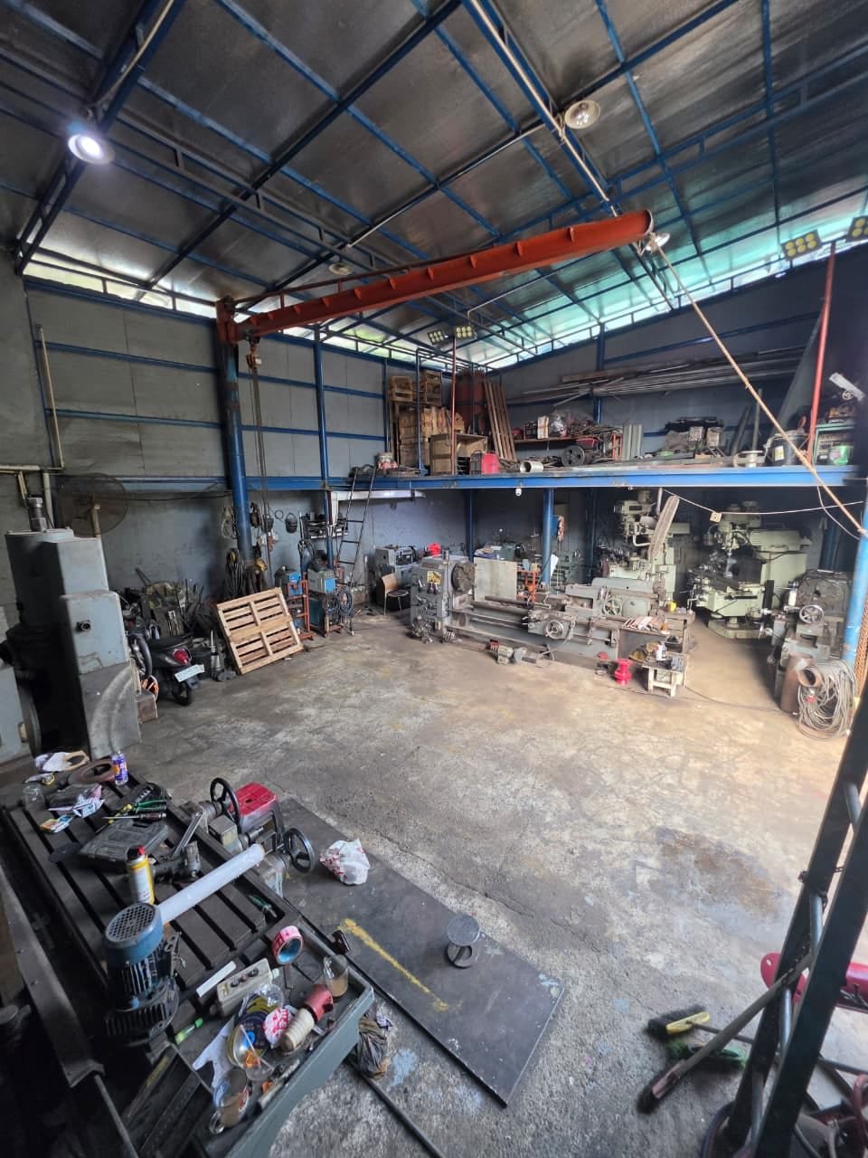 Area mesin workshop Arutala Nusa Teknik Balikpapan